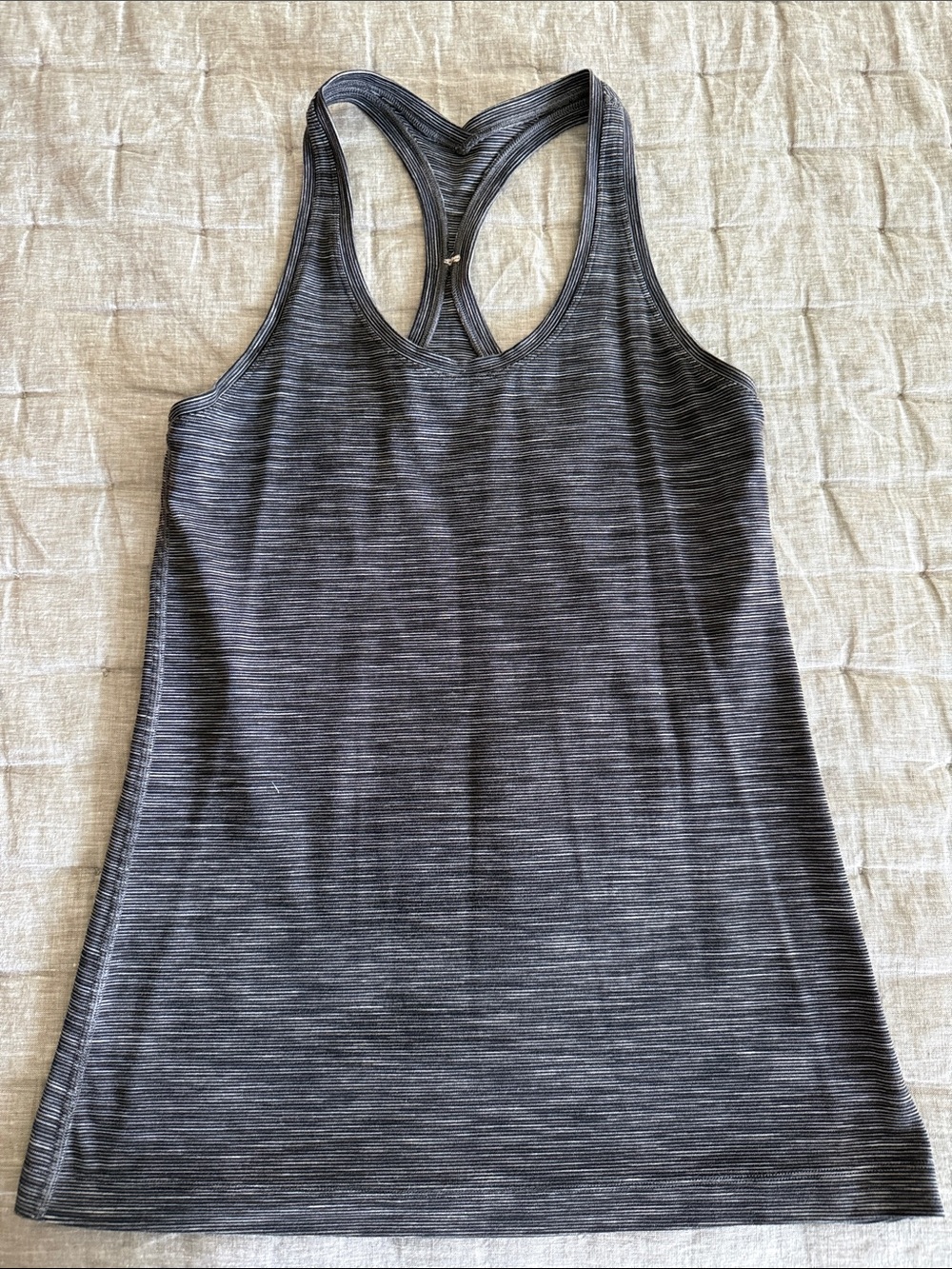 lululemon athletica Charcoal Space-Dye Racerback Tank